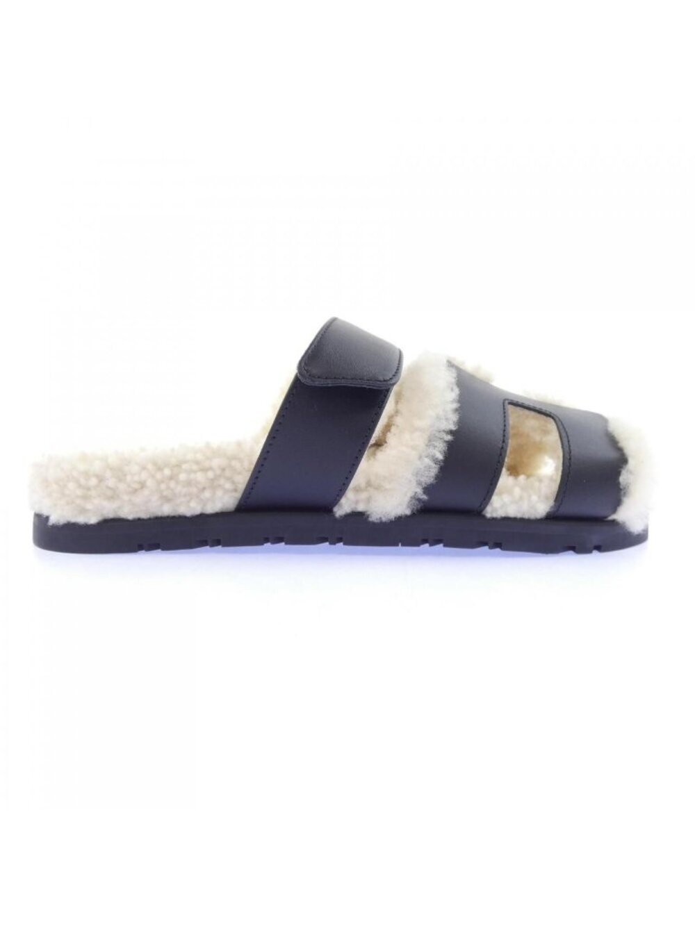 Hermes Chypre Sandals Black